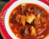 牛もも肉のトマトと赤ワイン煮作り方10写真
