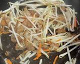 ターメリックライスに豚バラカレー炒め乗せ。作り方6写真