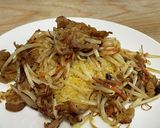 ターメリックライスに豚バラカレー炒め乗せ。作り方14写真