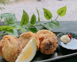 ☆どんこ椎茸で揚げギョーザ☆作り方7写真