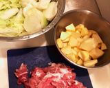 豚肉とりんご白菜のトロッと煮込み作り方1写真