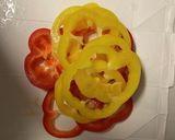 お花みたいなパプリカの肉詰め作り方4写真