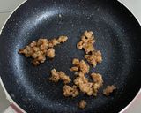 青梗菜のステーキ　ピーナッツ肉味噌作り方3写真