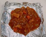パン粉とチーズでカレーパン風、焼きカレー作り方1写真