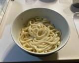 カットサラダでやさしい卵とじうどん作り方5写真