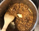 こねないトマトソース煮込みハンバーグ風丼作り方4写真