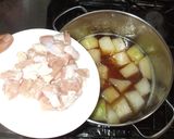 鶏肉と冬瓜煮物♪むくみに効く簡単漢方薬膳作り方5写真