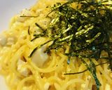 お手軽パスタ●絹漉豆腐の和風カルボナーラ作り方2写真