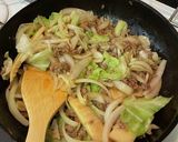 合挽肉とキャベツのオイスター炒め作り方6写真