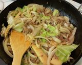 【簡単】合挽肉とキャベツのオイスター炒め作り方6写真