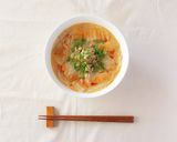 胡麻香る白菜たっぷりピリ辛ビーフン作り方5写真