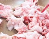 豚肉とれんこんとさつまいもの甘酢炒め作り方2写真