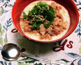 ヘルシーにも！スタミナ満点！お粥の豚丼作り方2写真