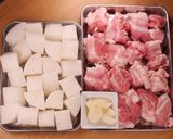 豚バラ＆大根の照り焼きサイコロステーキ作り方1写真