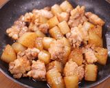 豚バラ＆大根の照り焼きサイコロステーキ作り方6写真