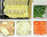 ワンタンと厚揚げの中華風ミルク煮作り方1写真