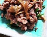 牛肉(豚肉でも)のオイスターソース炒め作り方3写真