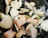 簡単節約★ナスとカリカリ厚揚げ煮★お弁当作り方1写真