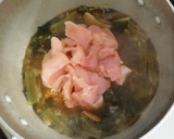 簡単 和食✿ 小松菜と 鶏むね肉の味噌煮作り方6写真