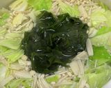 キャベツとわかめの和え物作り方4写真