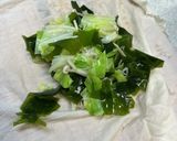 キャベツとわかめの和え物作り方7写真