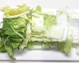 白菜と豚しゃぶ肉のミルフィーユ鍋作り方1写真