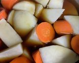 大きな里芋と人参の煮っころがし作り方10写真