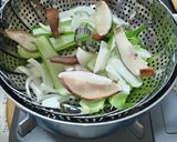 簡易蒸し器で香港蒸気鍋、食後に鶏雑炊も作り方7写真