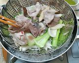簡易蒸し器で香港蒸気鍋、食後に鶏雑炊も作り方11写真