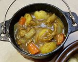 ミニダッチオーブン♡具沢山お一人様カレー作り方7写真