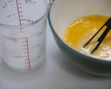 たんぱく質補給！ちくわの甘～い卵焼き作り方2写真