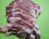 簡単！焼き肉☆豚バラししとう作り方1写真