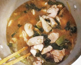 簡単 和食✿ 小松菜と 鶏むね肉の味噌煮作り方8写真
