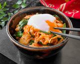 63℃ 豚ばらキムチ温玉丼：旨辛！発酵食作り方29写真