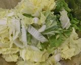 白菜と桜えびのしょうがあえ作り方1写真