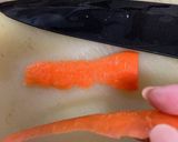 人参食べよ♪人参しりしり&豚肉巻き作り方3写真