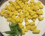 南瓜のニョッキ、セージバター風味作り方1写真