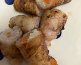 人参食べよ♪人参しりしり&豚肉巻き作り方10写真