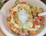 カニかまアボカド入りマカロニサラダ作り方8写真