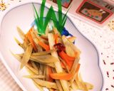 きんぴらゴボウのお弁当作り方1写真