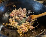 ♥️我が家のまかないII 甘口麻婆風味作り方1写真