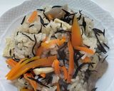 ひじきと高野豆腐の炊込みご飯作り方7写真