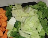 豚バラでトマトチーズ鍋スープパスタ作り方1写真
