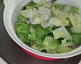 豚バラでトマトチーズ鍋スープパスタ作り方3写真