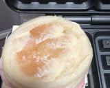 イングリッシュマフィンのホットサンド作り方3写真