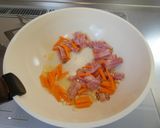 春菊とにんじんのペペロンチーノ作り方6写真
