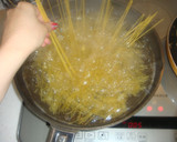 豚ゴボウと水菜のｼｬｷｼｬｷ和風パスタ☆作り方7写真