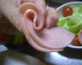 サラダにお弁当に☆ハムのダブルハート作り方2写真