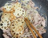 豚こまれんこん炒め作り方5写真