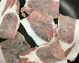 ポン酢でブタ肉の焼きしゃぶ丼/時短作り方2写真